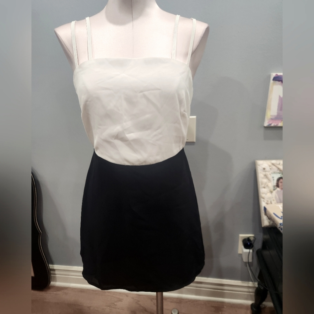 LeLis Black and White‎ Dress